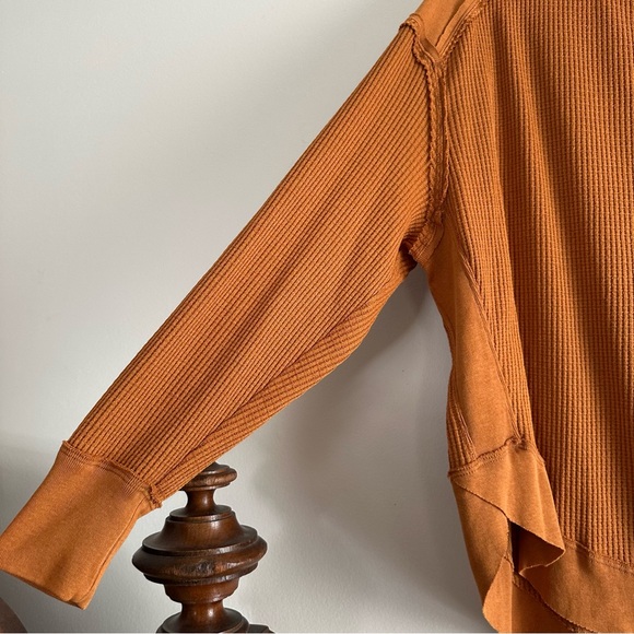 We The Free Owen Thermal Knit Top in Autumn Wildflower - Picture 3 of 8